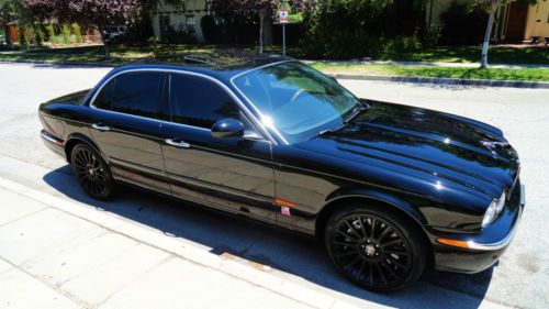 2004 jaguar xjr 2 owner ca car blk/blk sepang full service hist.the best one 75k