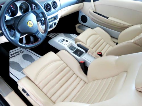 FERRARI 360 MODENA ,RED,SABBIA,RED STICHING,THROUGHOUT FULLY LOADED, image 2