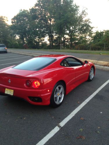 FERRARI 360 MODENA ,RED,SABBIA,RED STICHING,THROUGHOUT FULLY LOADED, image 5