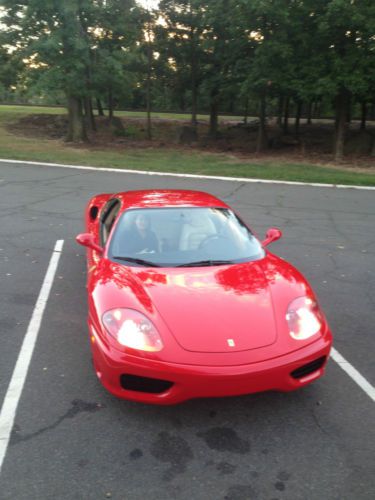 FERRARI 360 MODENA ,RED,SABBIA,RED STICHING,THROUGHOUT FULLY LOADED, image 10