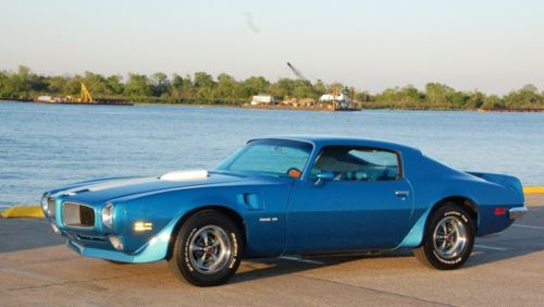 1970 pontiac trans am   lucerne blue