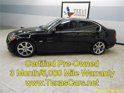 06 330i sedan gps/nav chrome rims certified warranty we finance!!