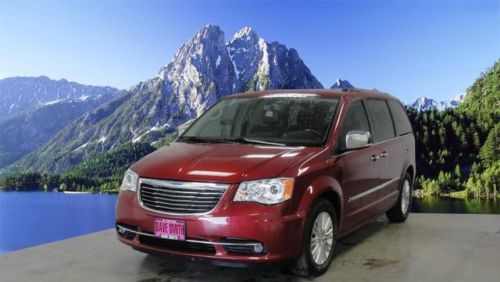 12 chrysler town &amp; country limited leather seats sunroof dvd remote start auto