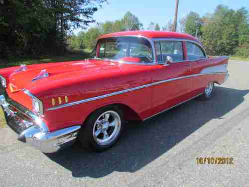 1957 Chevy Bel Air 2 Door Sedan, image 2