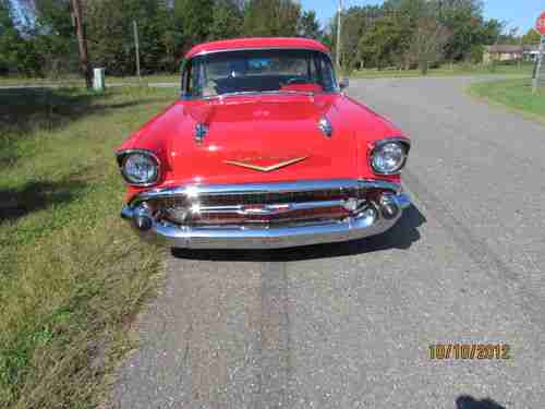 1957 Chevy Bel Air 2 Door Sedan, image 4