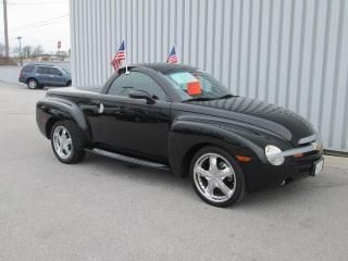 2003 chevrolet ssr black premium chrome wheels black leather