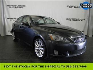 2010 lexus is250 awd certified leather non-smoker xm heat vent seats moonroof