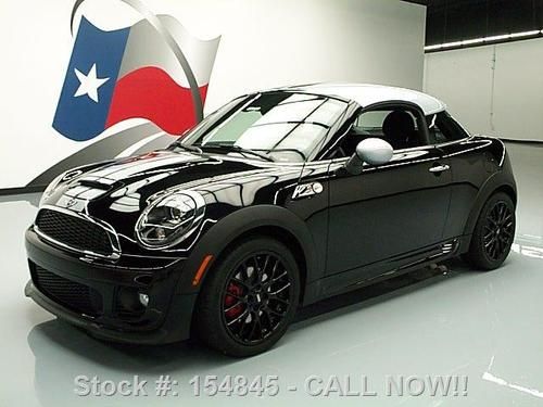 2012 mini cooper s turbo john cooper works auto nav 5k! texas direct auto