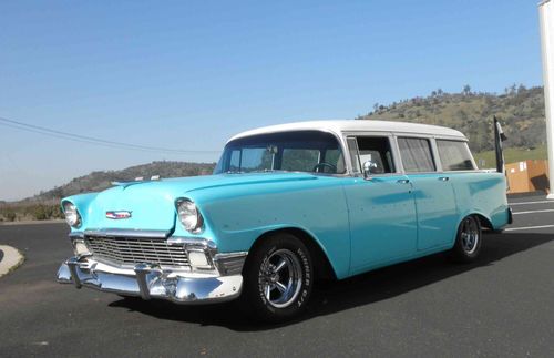 1956 chevy bel air beauville 4-door station wagon