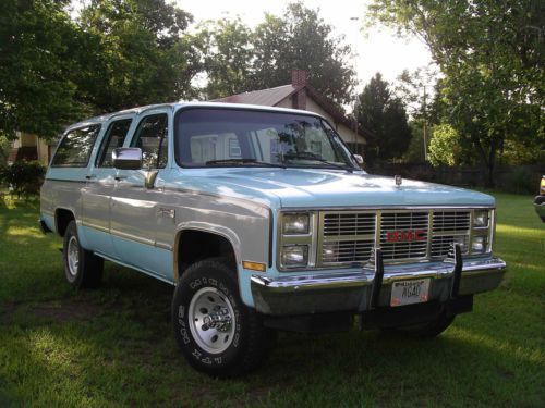 1987 gmc 1500 sierra classic 4x4 diesel suburban