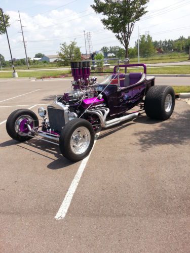 1923 ford t-bucket hot rod &amp; 8&#039;x18&#039; 2014 car hauler