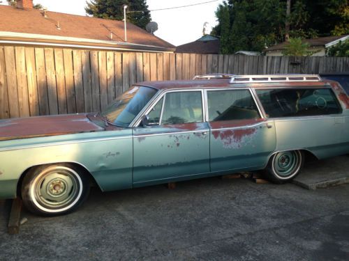 1967 plymouth fury iii nine passenger wagon with great patina