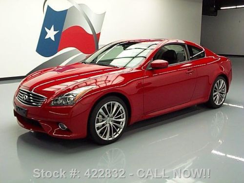 2012 infiniti g37 sport coupe sunroof nav rear cam 14k texas direct auto