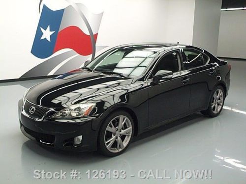 2010 lexus is250 auto leather sunroof paddle shift 45k texas direct auto