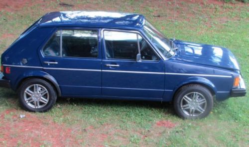 1984 volkswagen vw rabbit diesel new paint, no rust