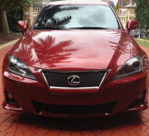 2012 lexus is250 f-sport