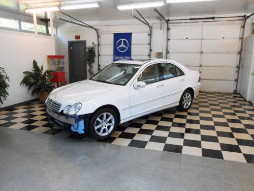 2007 mercedes benz c280 4matic 47k miles!! no reserve salvage repairable damaged