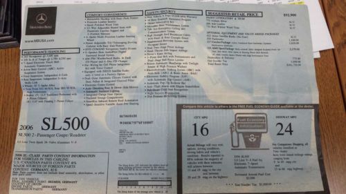 2006 Mercedes-Benz SL500 27K Miles Silver/Gray, US $31,495.00, image 3