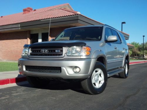 1 owner arizona toyota sequioa 4x4 rustfree leather no reserve  priced to sell!!