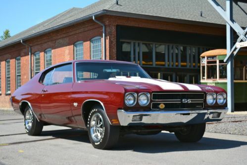 1970 chevelle ss ls6 454/450hp 4 speed frame off restoration aaca senior winner