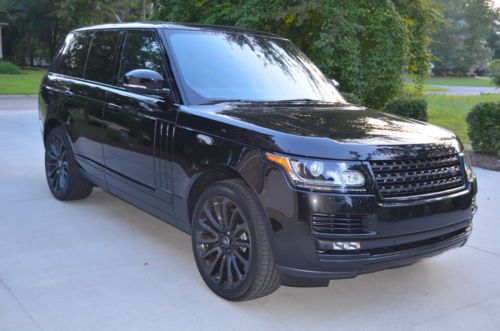 2014 Range Rover Supercharged "Ebony Edition only 400 made", US $129,900.00, image 1