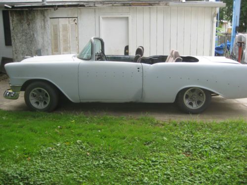 1956 chevy made into a convertible