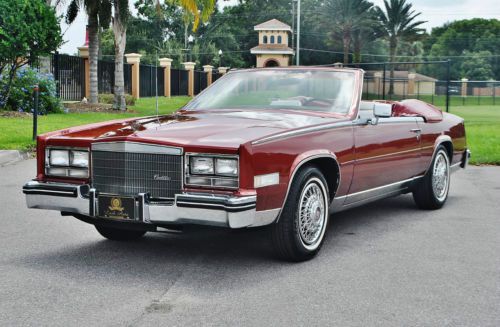 Simply beautiful run&#039;s perfect 1984 cadillac eldorado convertible must see drive