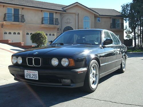 1991 bmw m5 blk/blk california rust free car with engine upgrade dinon