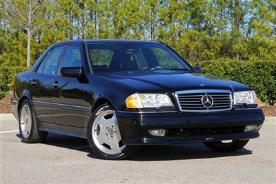 Mercedes benz c-36 amg rims 3.6l great shape low miles leather htd seats crcars