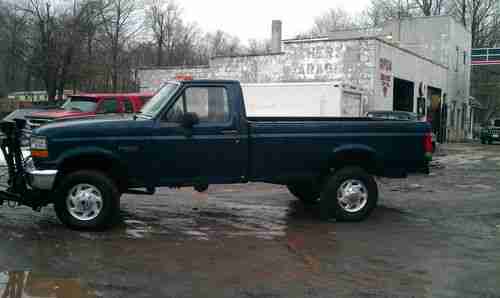 1996 FORD F-250 FORD 4WD TRUCK WITH PLOW, image 6