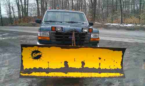 1996 FORD F-250 FORD 4WD TRUCK WITH PLOW, image 7