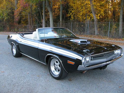 1971 dodge hemi challenger convertible black