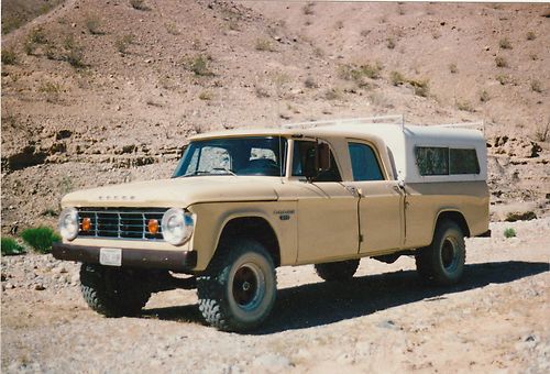 1966 3/4ton  4x4 crewcab 4" lift, 35"b.f.g.  mud terrains, 440/727 trans x-prts