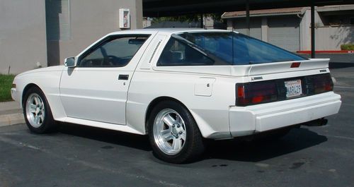 1988 starion conquest all original w/rare tan/blk leather interior unmolested