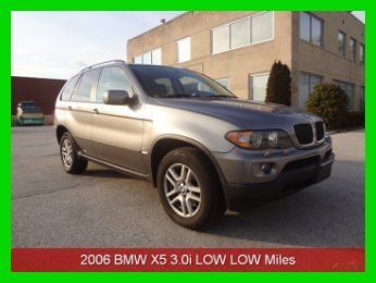 2006 3.0i low miles clean carfax gray / black