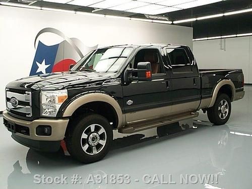 2012 ford f-250 king ranch 4x4 diesel sunroof nav 29k texas direct auto