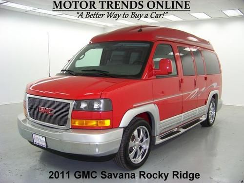 Rocky ridge conversion navigation dvd rearcam 20s sofabed 2011 gmc savana 4k