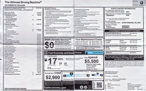 2016 BMW X5, US $16,450.00, image 25