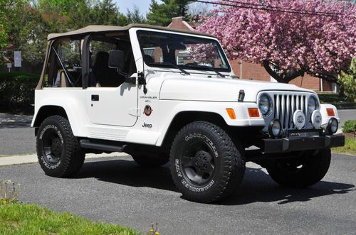 2001 jeep wrangler sahara - 5 mt - only 29k orig miles  - adult owned - upgrades