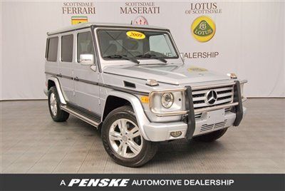 2009 mercedes g550 4matic~rear camera~htd seats~brush guard~one owner~ 2010
