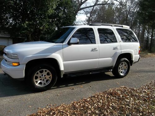 2004 chevrolet tahoe z71 sport 4-door 4x4 leather bucket seats sunroof onstar xm