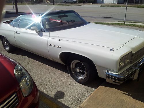 1975 buick lesabre custom convertible 2-door 5.7l