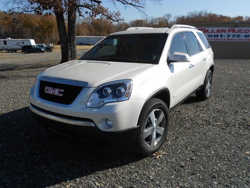 Gmc acadia, pearl white, 5k miles, automatic, suv, crossover