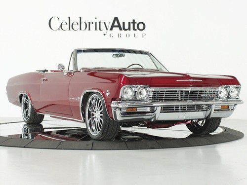 1965 chevrolet impala convertible chevy complete restoration