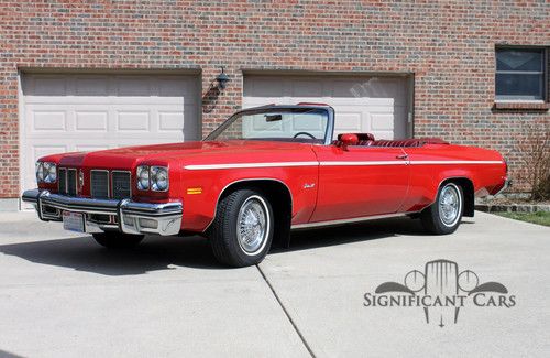 1975 oldsmobile delta 88 royale convertible - 34k original miles!