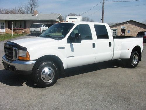 00 ford f350 xlt 1 ton dullie 4x4 crew 7.3 powerstroke diesel 6 speed nice 1 onr