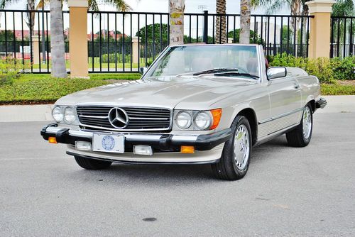 Inpeccable just 68,593 miles 1986 mercedes 560 sl convertible truly collector.s