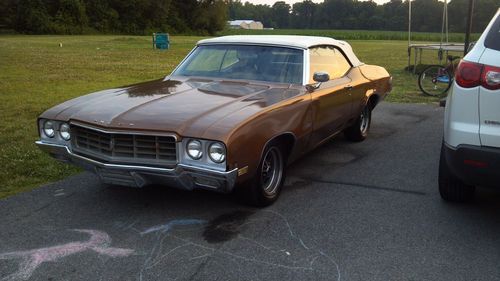 1970 buick skylark custom convertible 2-door 5.7l