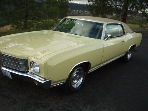 1970 chevrolet monte carlo base hardtop 2-door 5.7l  drive a piece of history