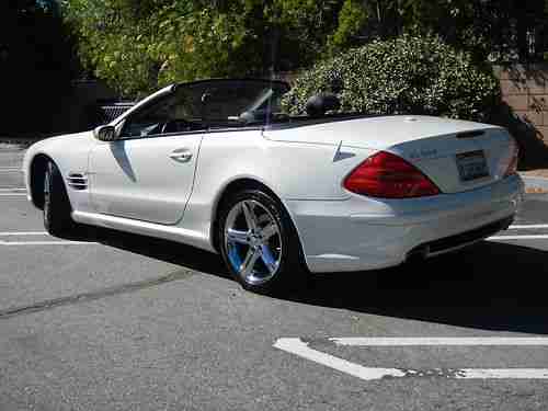 2006 Mercedes-Benz SL500 Sport with 45k White w Grey A nice low mile SL, US $36,900.00, image 3